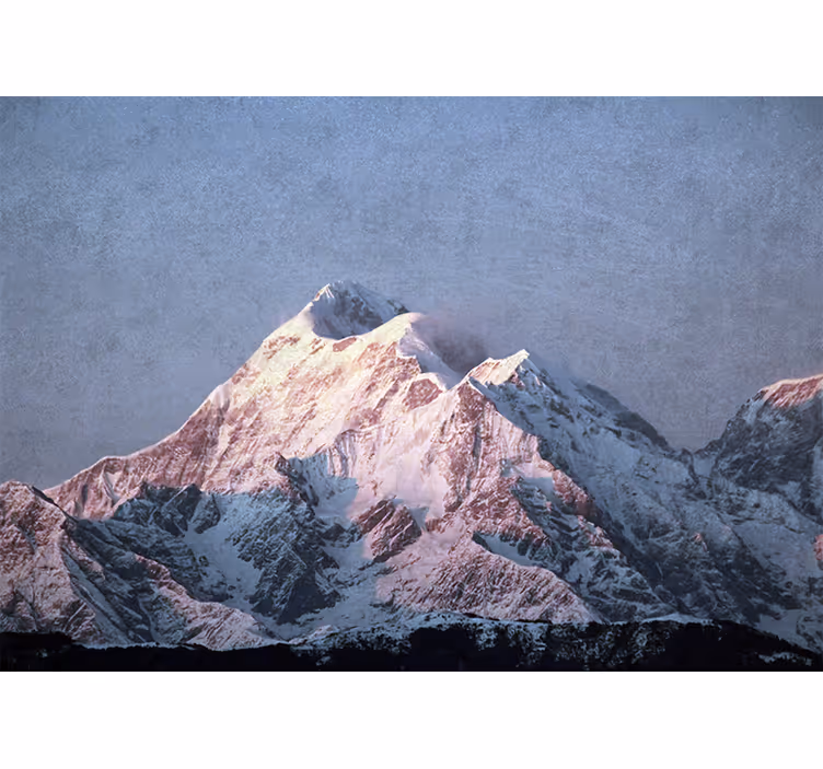 Luminen mount everest vuori valokuvatapetti - Tenstickers