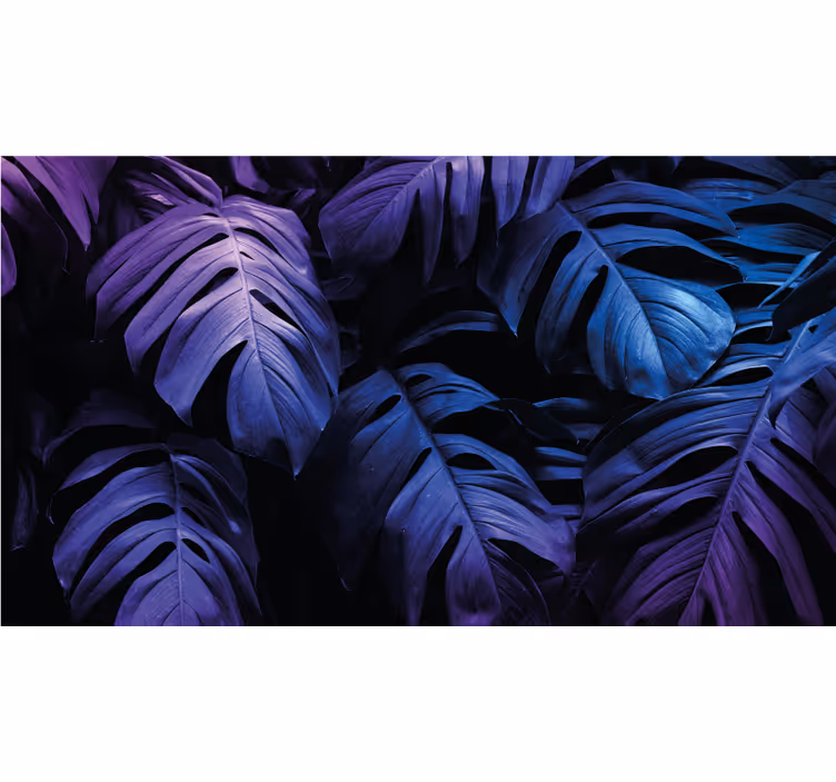 Lush leaf pattern luonto valokuvatapetti vihreä lehtikuvio - Tenstickers
