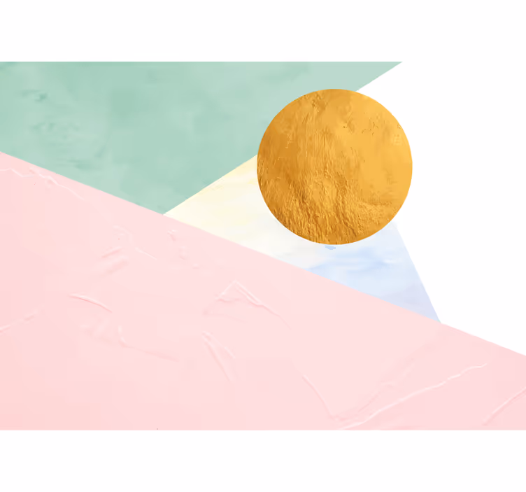 Elegantit geometriset muodot abstrakti valokuvatapetti - Tenstickers
