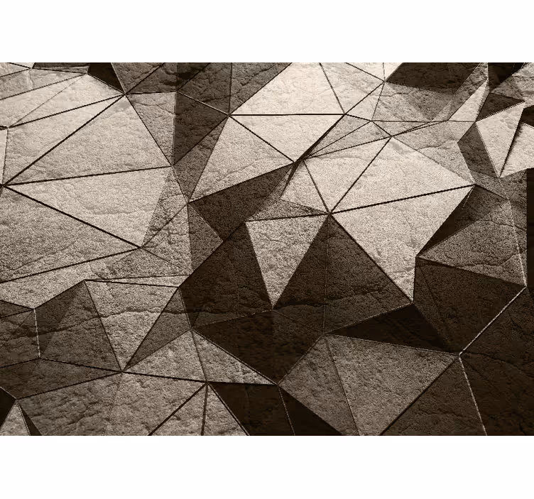 Geometrinen sommitelma valokuvatapetti - Tenstickers