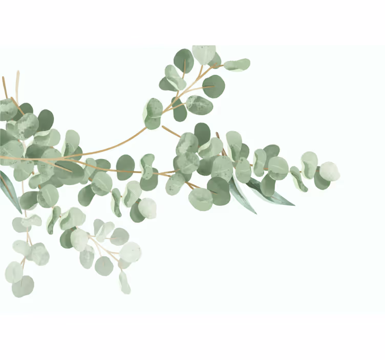 "boho" lehtikuvio valokuvatapetti luonto - Tenstickers