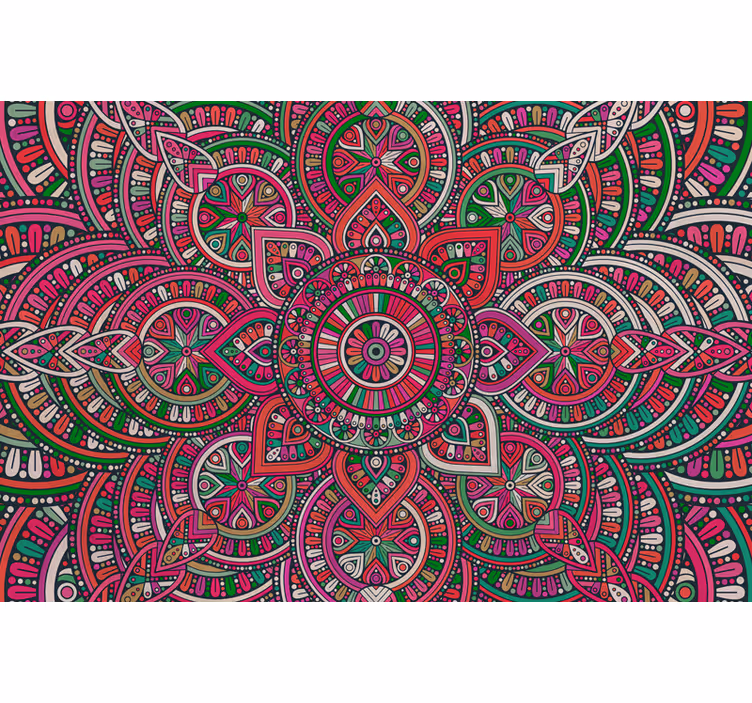 Boho mandala valokuvatapetti mandala - Tenstickers