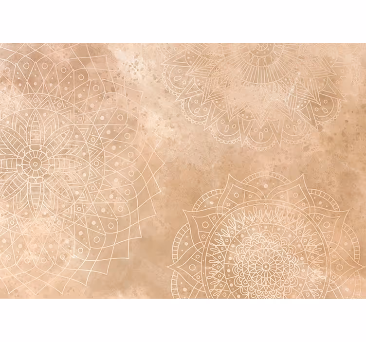 Mandalas vintage olohuone valokuvatapetti - Tenstickers