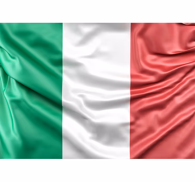 Italian lippu muut kaupunki ja maa valokuvatapetti - Tenstickers