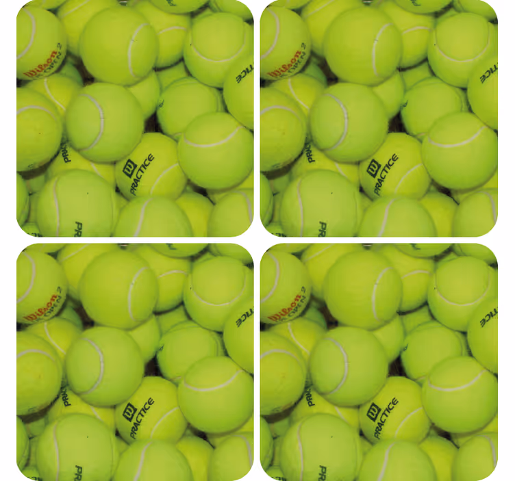 Tennis pallot modernit lasinaluset - Tenstickers