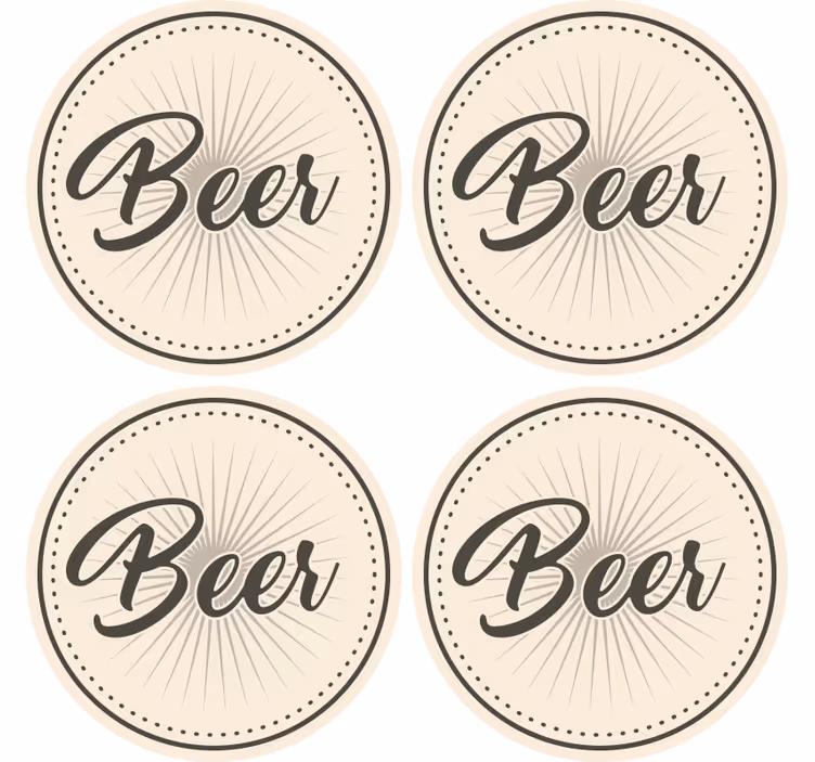 Texto cerveza Olut lasinalunen - Tenstickers