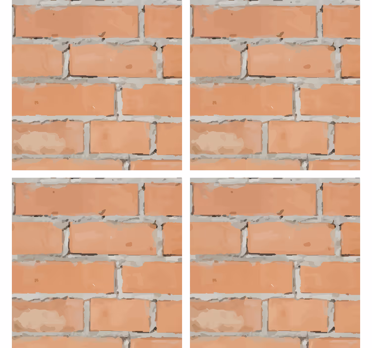 Hieno kulunut tiili tekstuuri lasinalunen - Tenstickers
