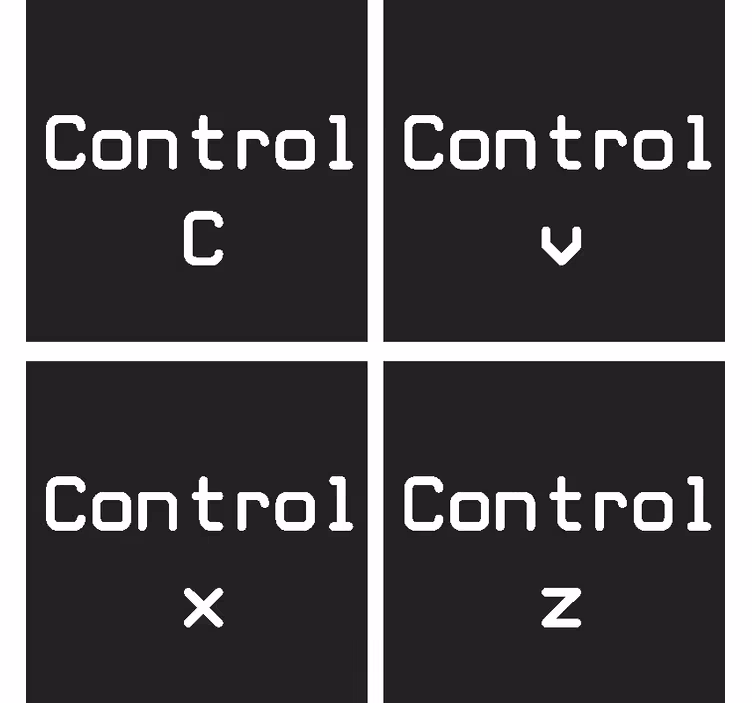 Hauska control C teksti lasinalunen - Tenstickers