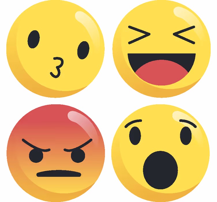 Hauska keltainen hymiö Kummajainen lasinalunen - Tenstickers