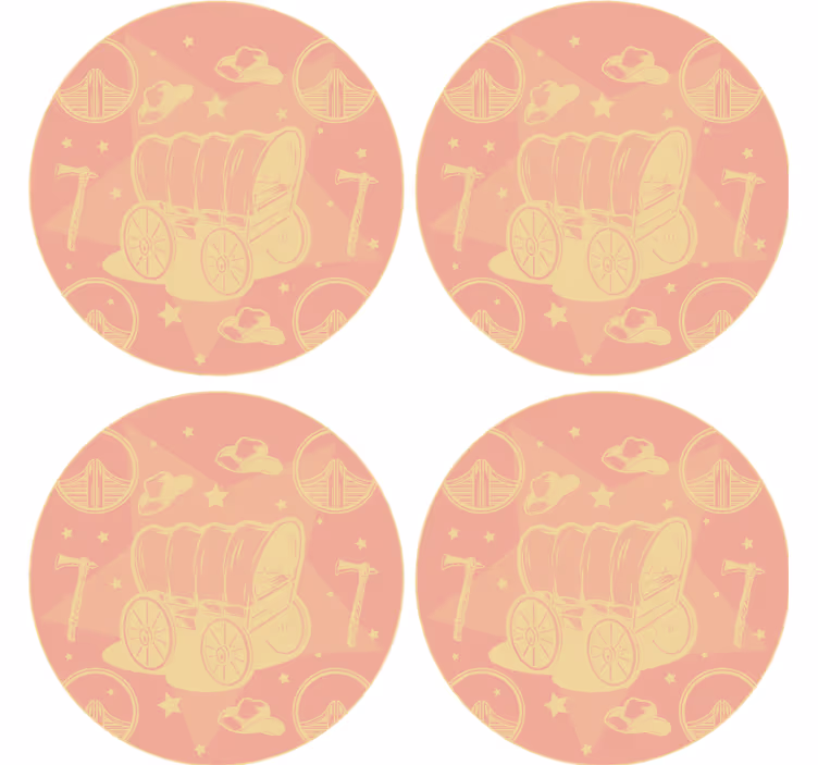 Kaunis cowboy vaunu juoma lasinalunen - Tenstickers