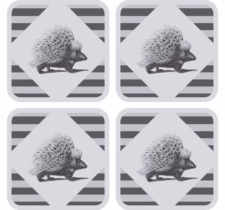 Moderni lasinalunen piikkisian raidoin - Tenstickers