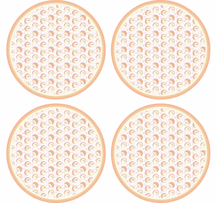 Ihana siilit eläin lasinalunen - Tenstickers