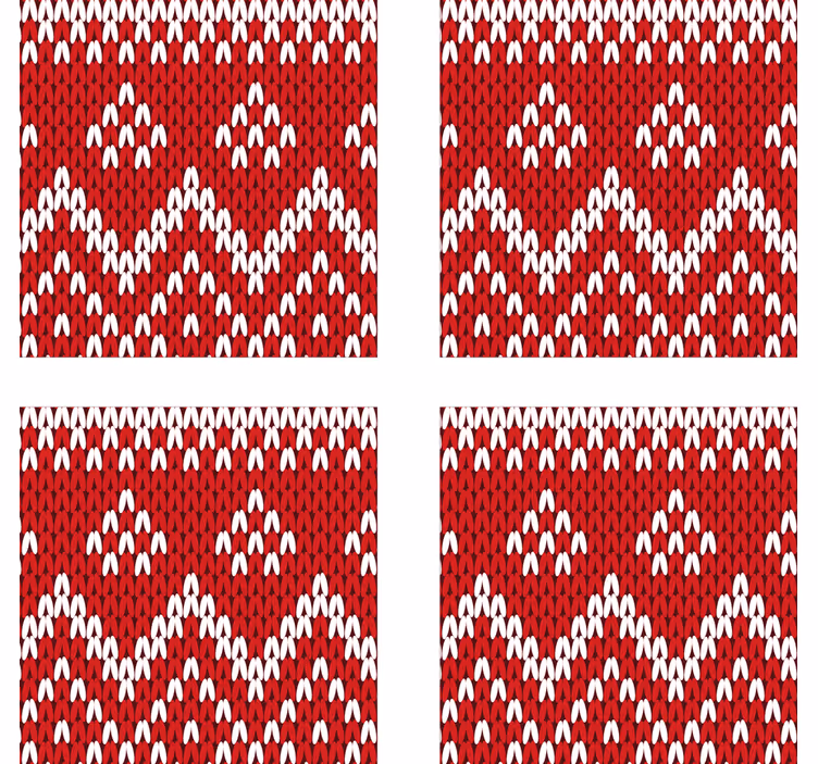 Tyypillinen joulun malli jouluiset lasinaluset - Tenstickers