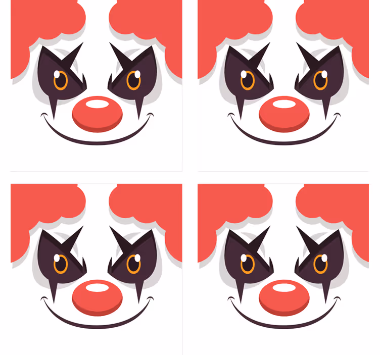 Huono pelle piirustus halloween lasinalunen - Tenstickers