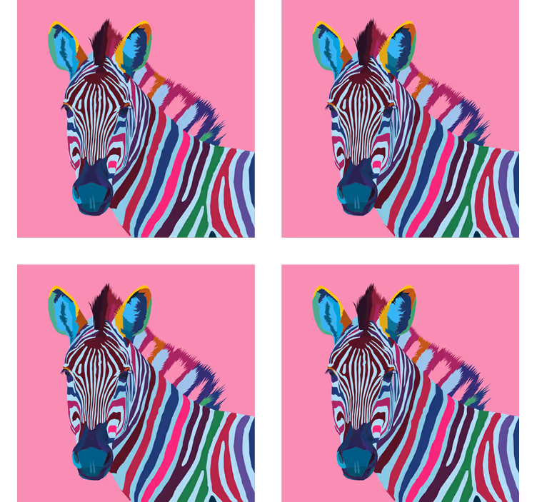 Seepra-pop-taide modernit lasinaluset - Tenstickers