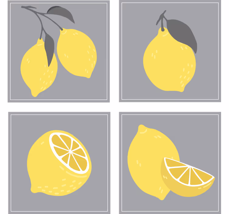 Sitruunaillustratiotlasinalunen - Tenstickers