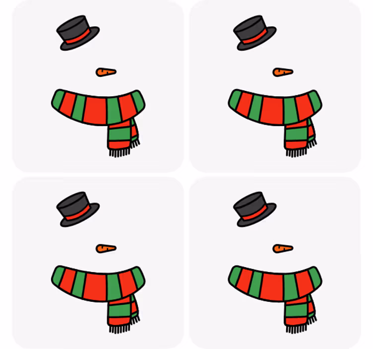 Joulupukin asusteetjouluinen lasinalunen - Tenstickers