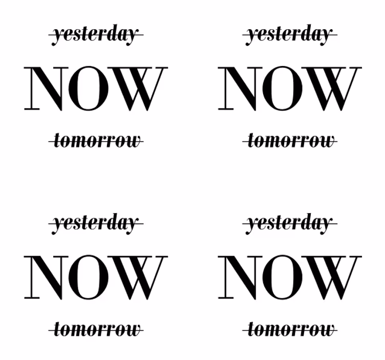 Typografisesti inspiroitu sanonta lasinalusella - Tenstickers
