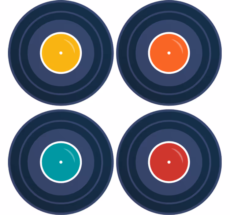 Värikäs pvc-inspiraatio kummajainen lasinalunen - Tenstickers