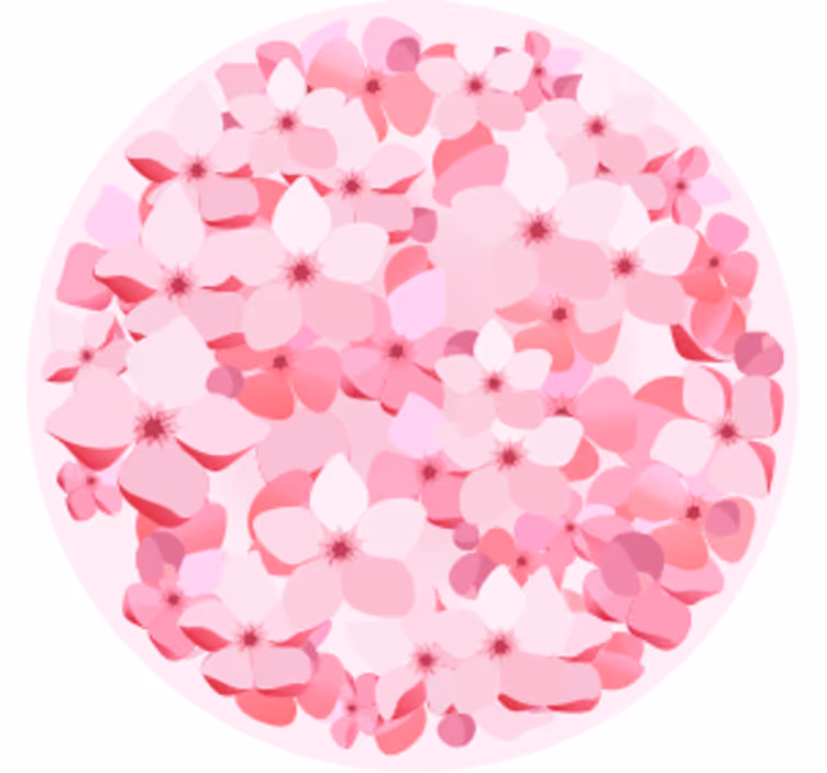Kirsikkapuu enemmän lasinaluset - Tenstickers