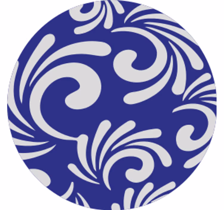 Pyörteileväkuvioinenlasinalunen - Tenstickers