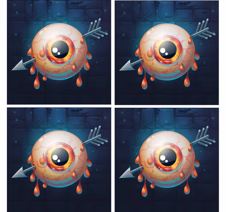 Valuvan silmänkuva halloween lasinalunen - Tenstickers