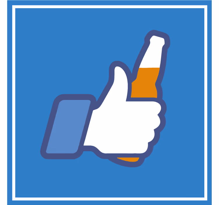 Peukku pysty juomaolutlasinalunen - Tenstickers