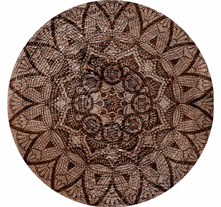 Puinen kuin mandala modernit lasinaluset - Tenstickers