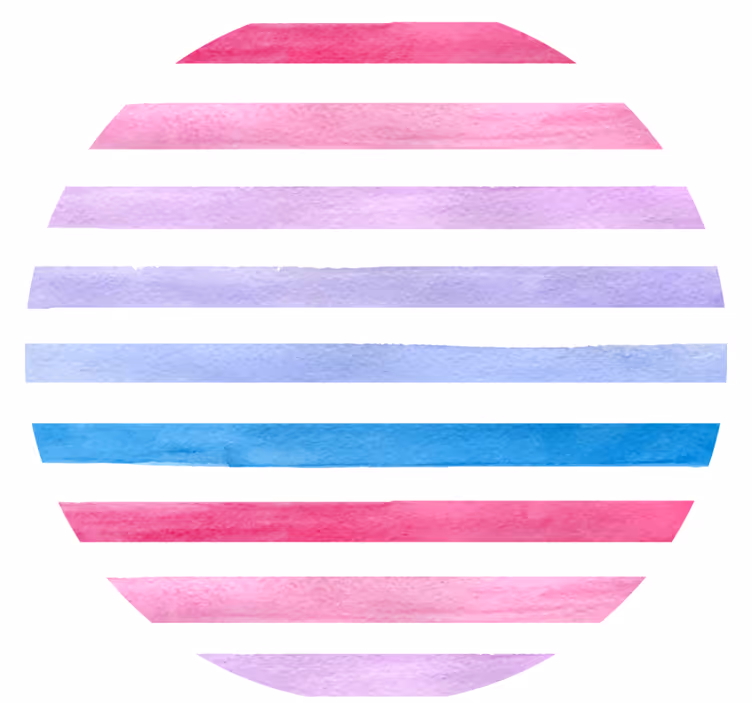 Vesiväriraidallinenlasinalunen - Tenstickers
