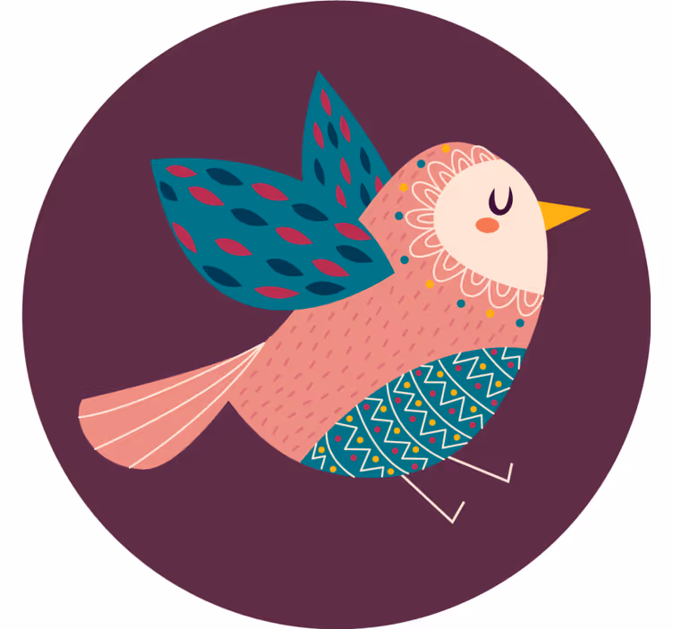 Kummajainen lintuystävä lasinalunen - Tenstickers