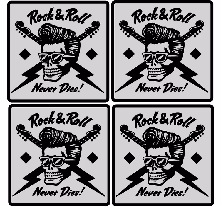 Rock and roll ja koskaan kuole Olut lasinalunen - Tenstickers