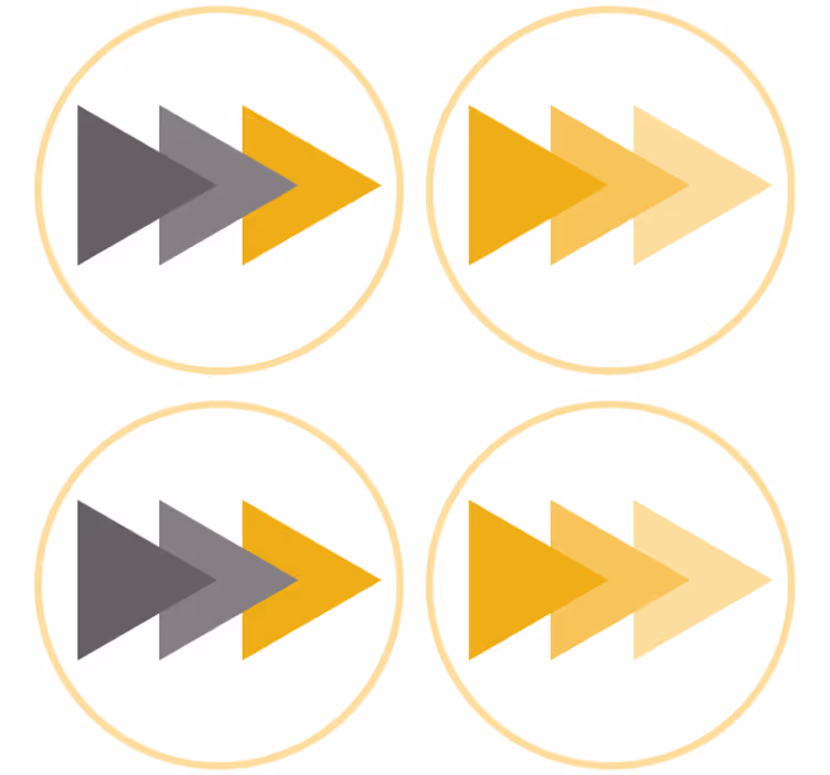 Suuntanuoli kuvio kummajainen lasinalunen - Tenstickers
