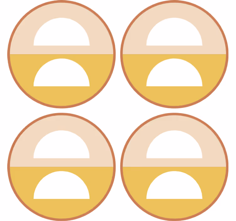 Kummajainen lasinalunen geometriset puolikuut - Tenstickers