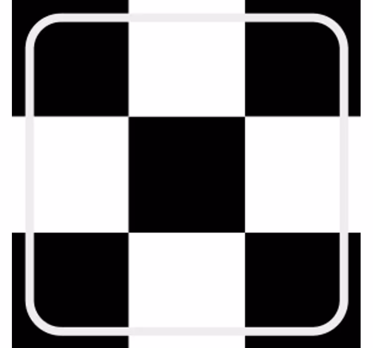 Shakkilauta laatta lasinalunen - Tenstickers
