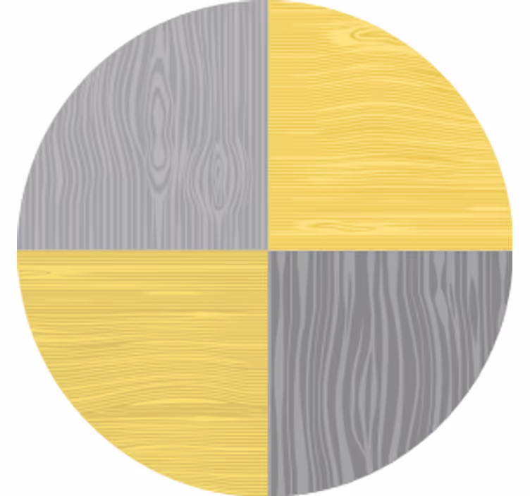 Puuveistosymmetrinen lasinalunen - Tenstickers