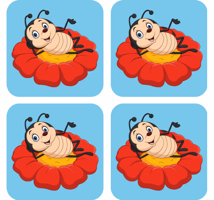 Iloinen ötökkäkummajainen lasinalunen - Tenstickers