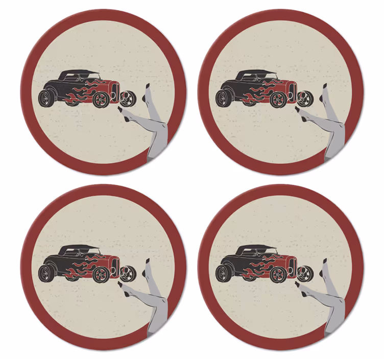 Tulikuuma vintage lasinalunen - Tenstickers