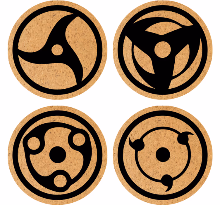 Anime -merkkejä ja symboleja Kummajainen lasinalunen - Tenstickers