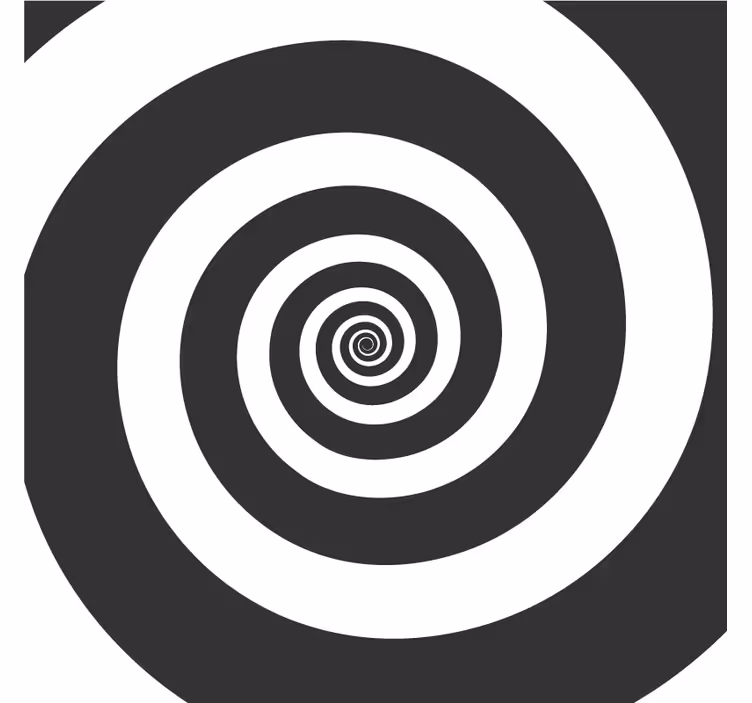 Spiraalimallinen kontrasti lasinalunen - Tenstickers