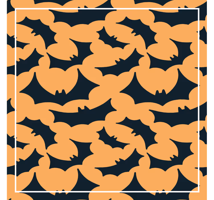 Halloween lepakkomotiivilasinalunen - Tenstickers
