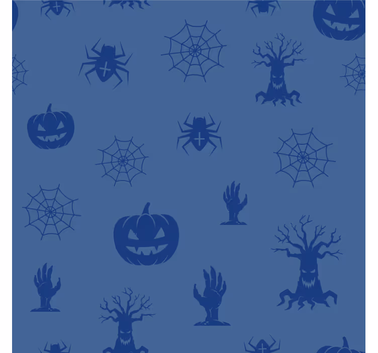 Siniset halloween -hahmot halloween lasinalunen - Tenstickers