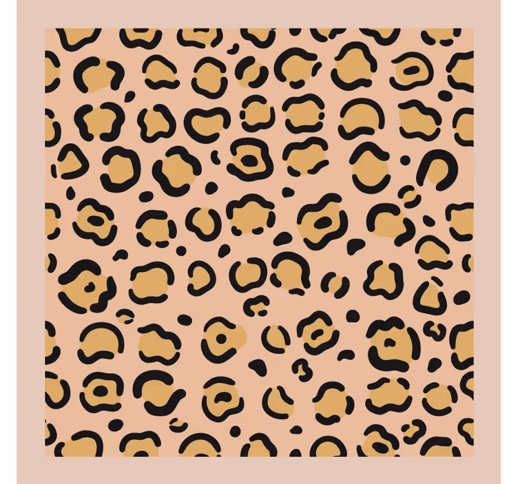 Leopardikuosiset lasinaluset - Tenstickers