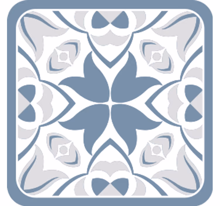 Elegantti kukkaidea lasinalunen - Tenstickers