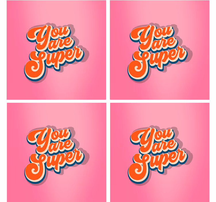 Lasinalunen inspiroivalla sanonnalla - Tenstickers