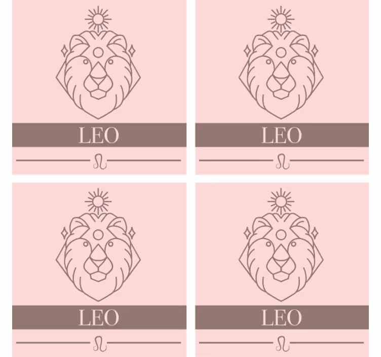 Omanlainen minimalistinen leojuliste - Tenstickers