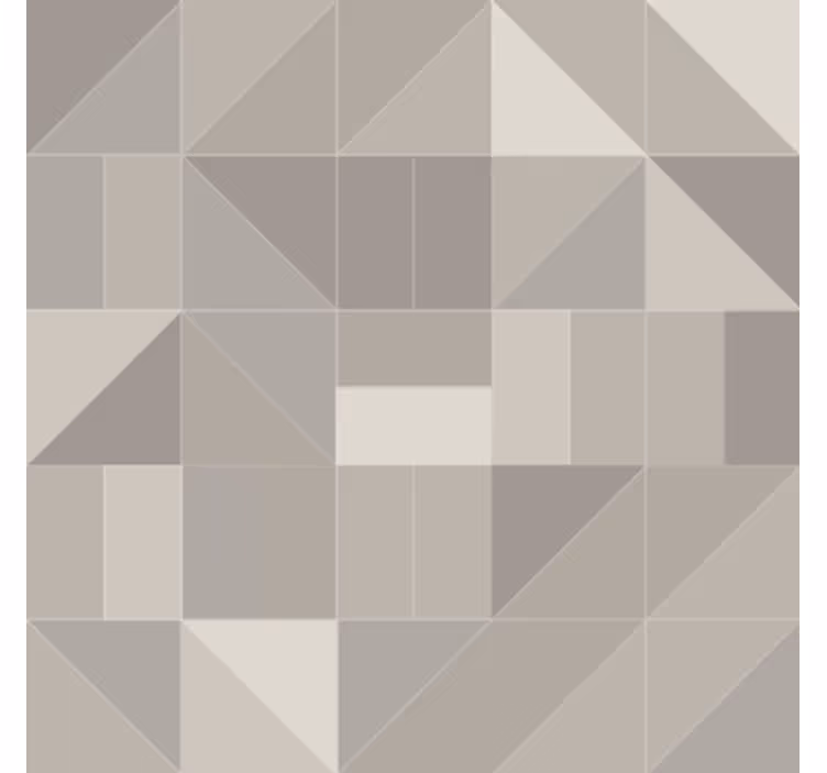 Geometrinen kolmioaiheinen lasinalunen - Tenstickers