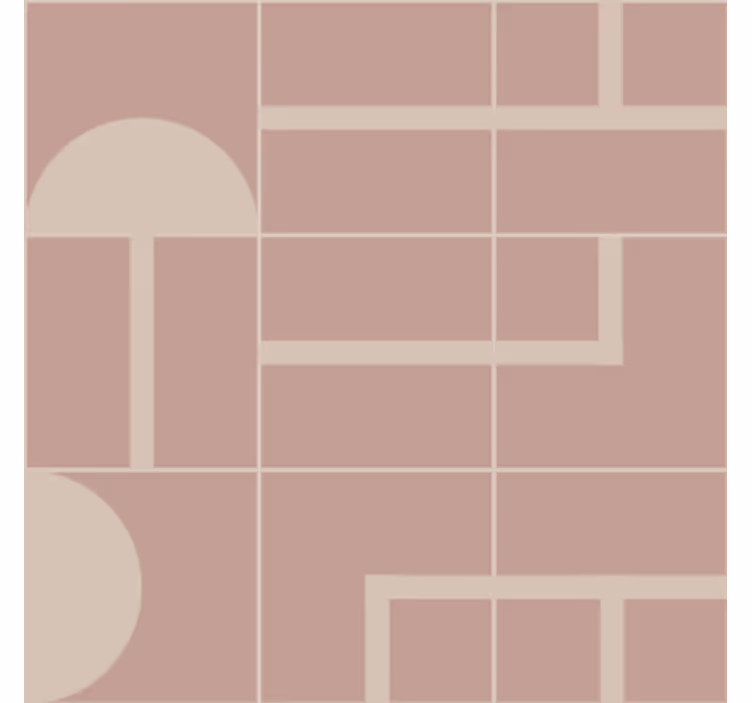 Geometrisesti kuvioitu pinta lasinalunen - Tenstickers