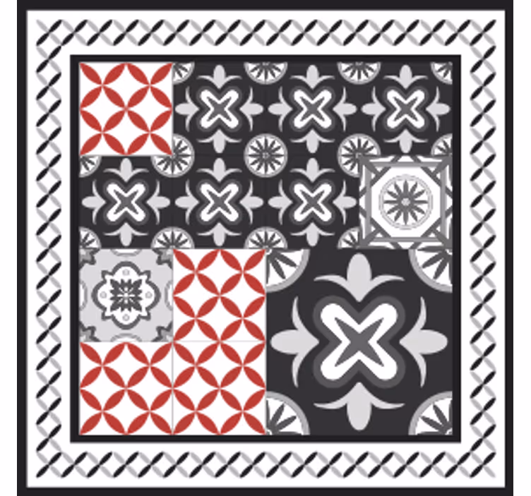 Geometrisetkuvioitulasinalunen - Tenstickers