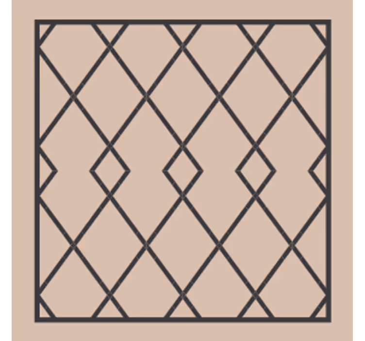 Geometrinen yhdistelmälasinalunen - Tenstickers