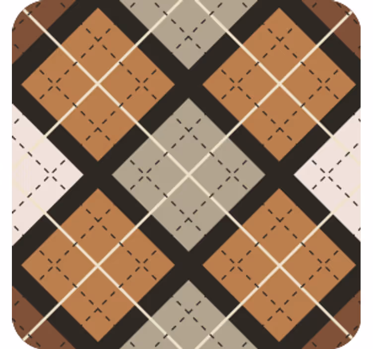 Geometriset kuviot lasinalunen - Tenstickers